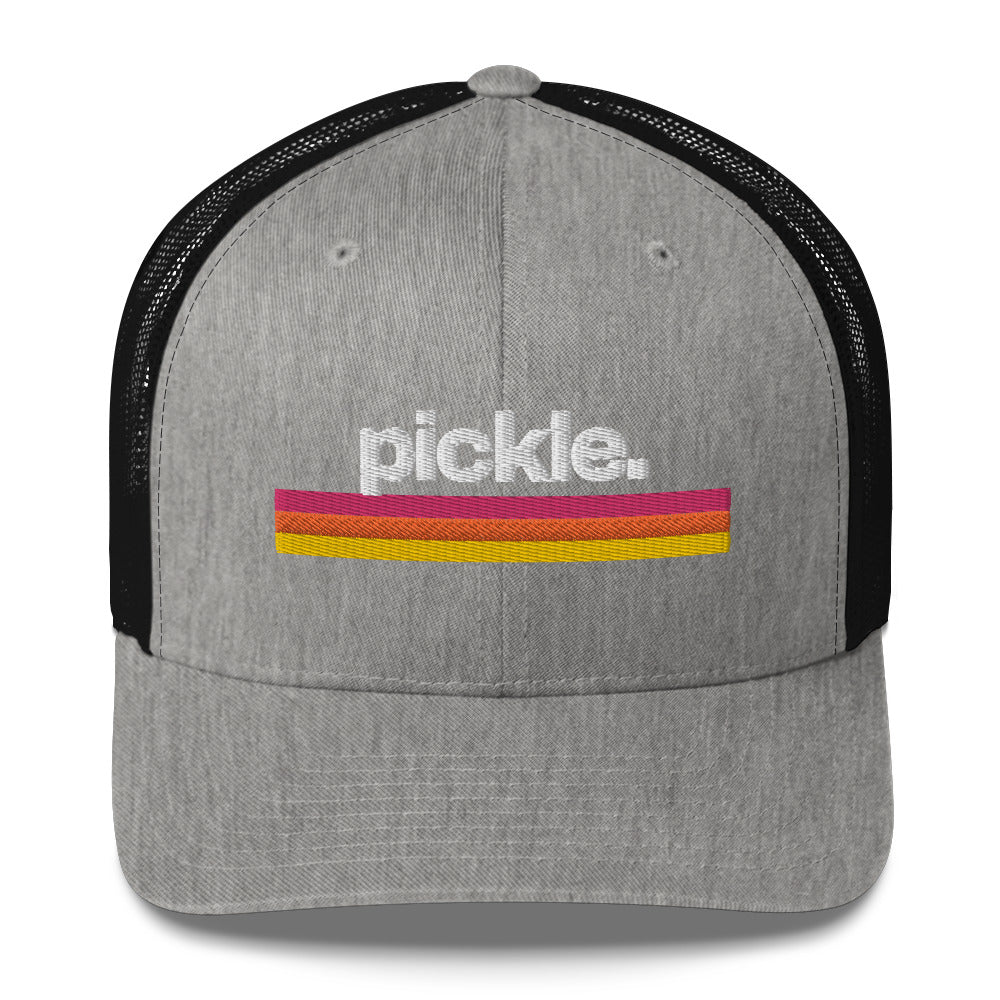 pickle. Stripe Trucker Cap