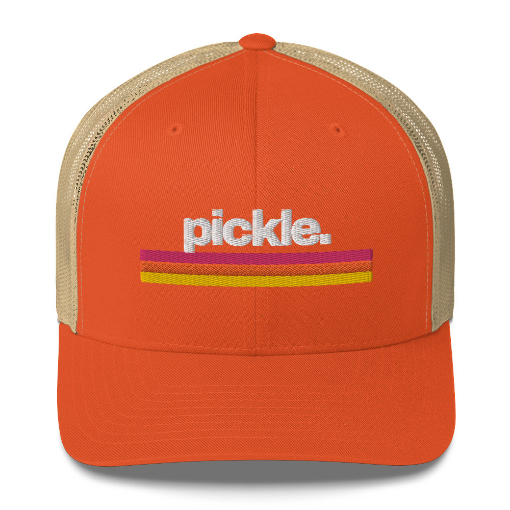 pickle. Stripe Trucker Cap