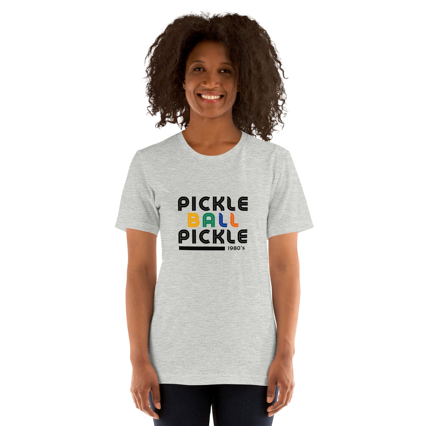 Retro 80's Style Pickleball T-Shirt