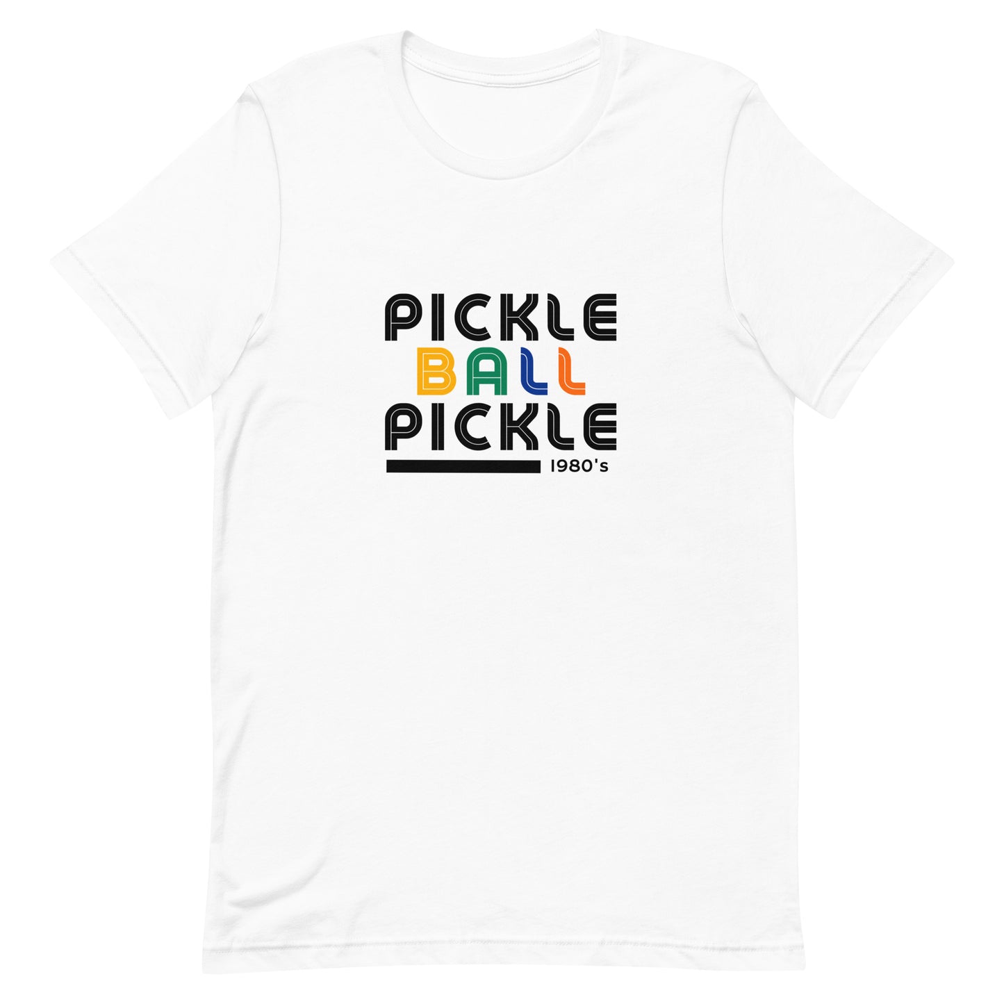 Retro 80's Style Pickleball T-Shirt