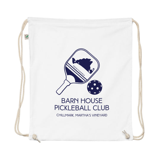 "Barn House Pickleball Club" Organic cotton drawstring bag