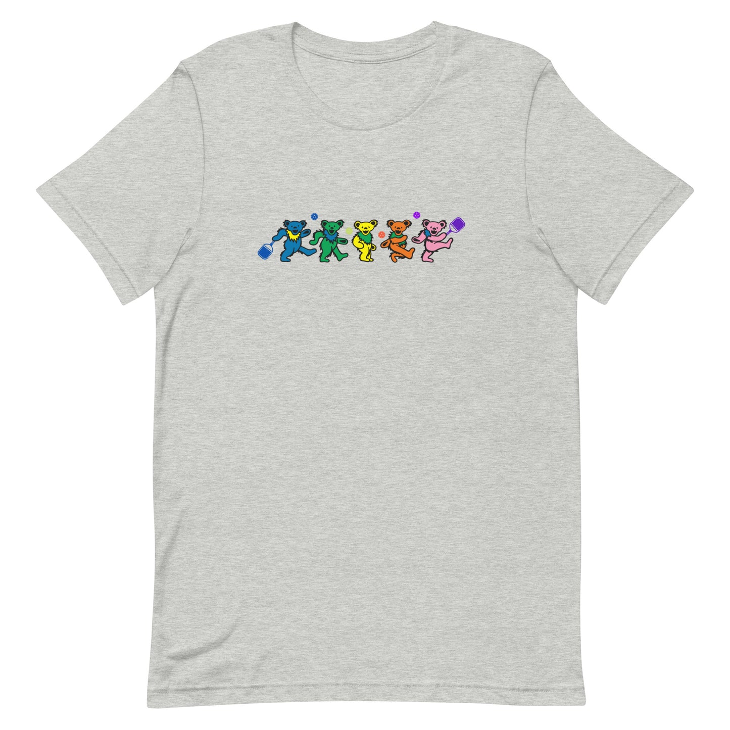 "Grateful for Pickleball" Dancing Bear Unisex t-shirt