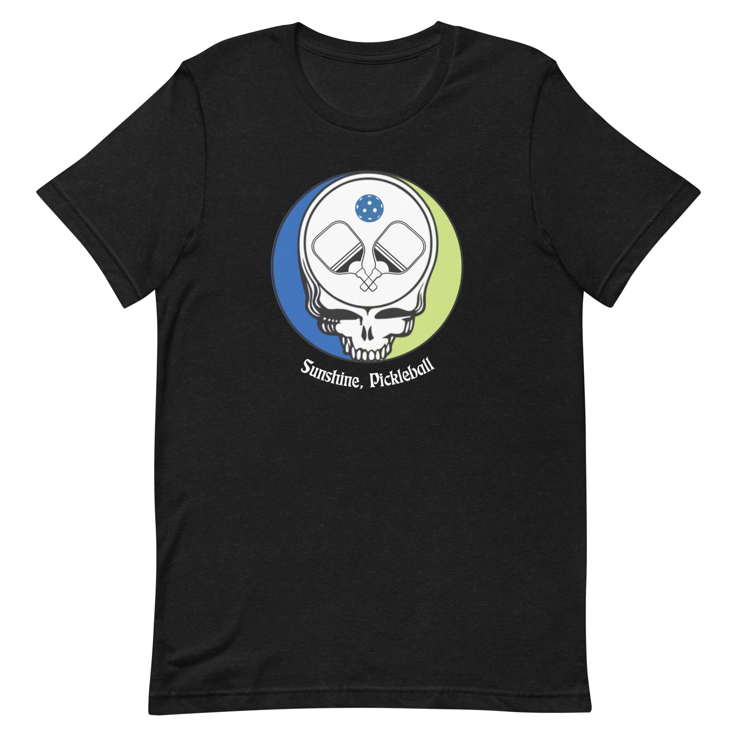 "Sunshine, Pickleball" Dark Unisex t-shirt