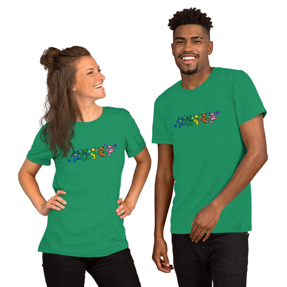 "Grateful for Pickleball" Dancing Bear Unisex t-shirt