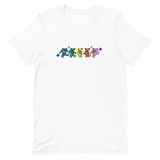 "Grateful for Pickleball" Dancing Bear Unisex t-shirt